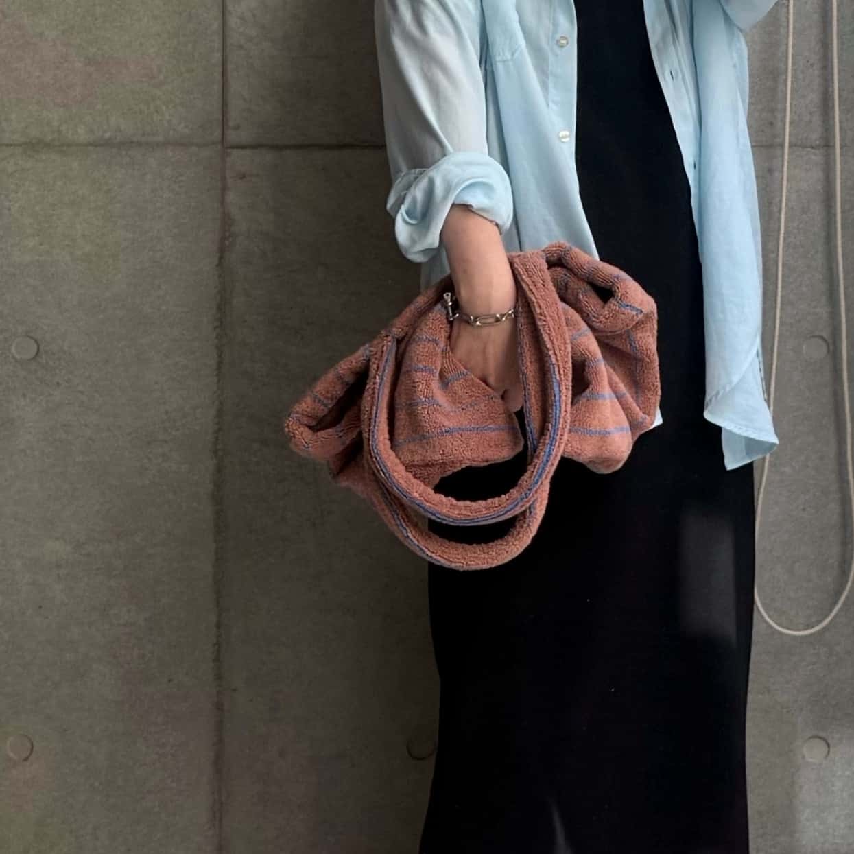 【SALE／30%OFF】LE TALON 《追加 / 一部カラーWEB限定》BONGUSTA/ボングスタ STRIPED トートバッグ ルタロン バッグ トートバッグ ネイビー パープル ブラウン ベージュ グリーン【送料無料】