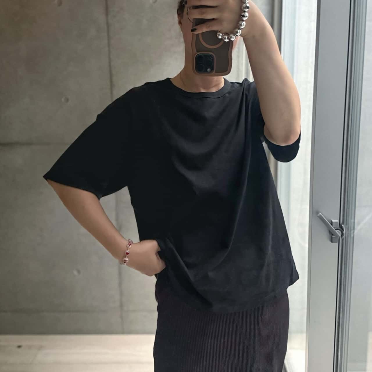 本日終了＼P3倍／ カップ付き Tシャツ オーバーサイズ 5分袖 半袖 特許取得 ゆったり ブラトップ 盛れる 育乳 ノンワイヤー ブラ内蔵 トップス 大きいサイズ 締め付けない 楽 快適 伸縮性 バストケア レディース バンビウォーター 夏