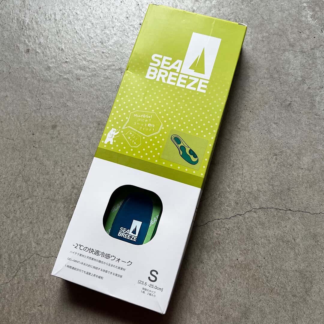 SEA BREEZE シーブリーズ インソール 中敷き 冷感インソール 涼しい 衝撃吸収SB-001Bmint fit gel ジェル ゲルメンズ レディースひんやり 爽快感 清涼感 衝撃吸収 サポート カップインソール
