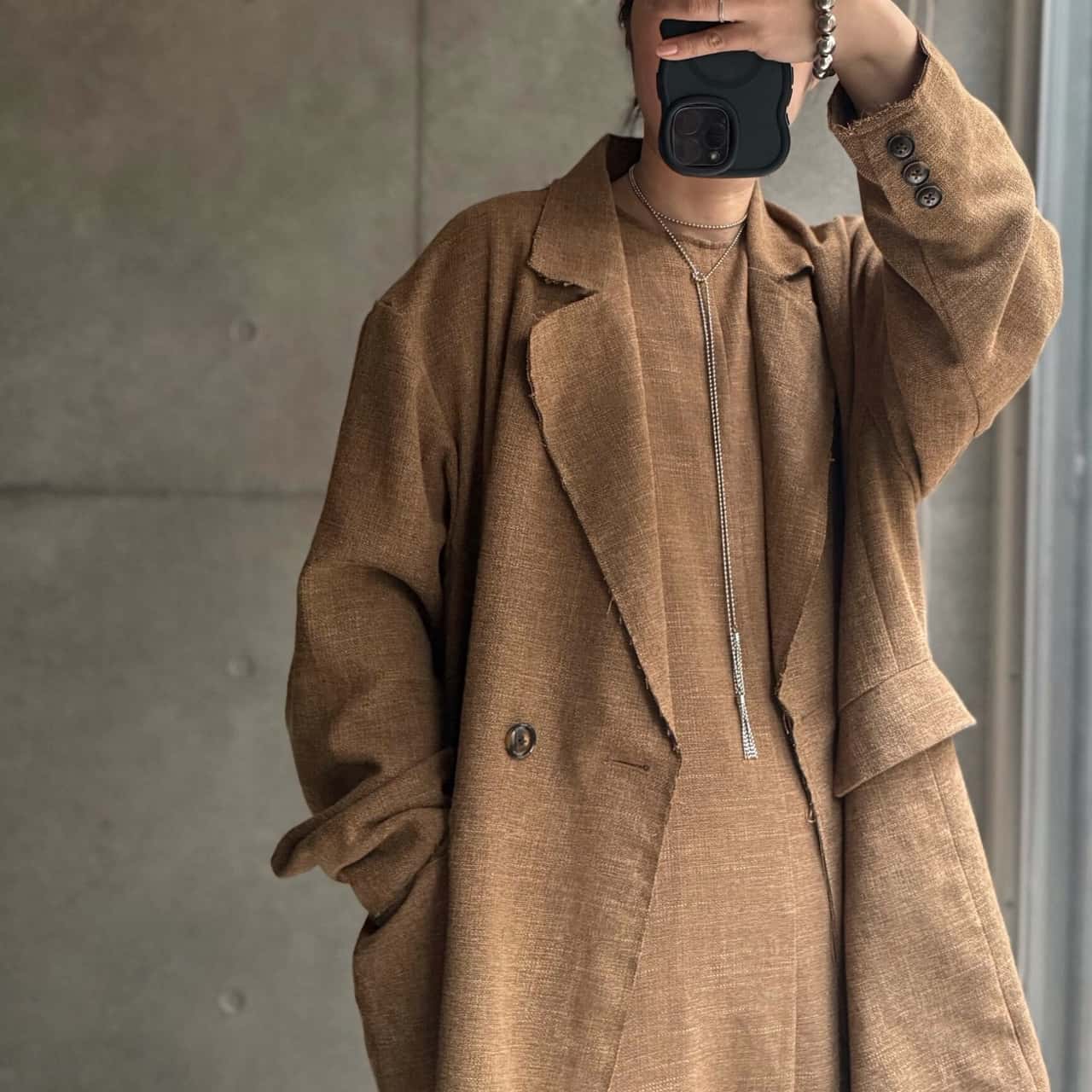 【最大35％OFFクーポン配布中】N244 ネックレス ロング ステンレス 付け方色々 タッセル つぶつぶ チェーン レディース 金属アレルギー対応 おしゃれ 個性 シンプル 高級感 シルバー 錆びない シンプル つけっぱなし プレゼント 調節可能 ジュエリー