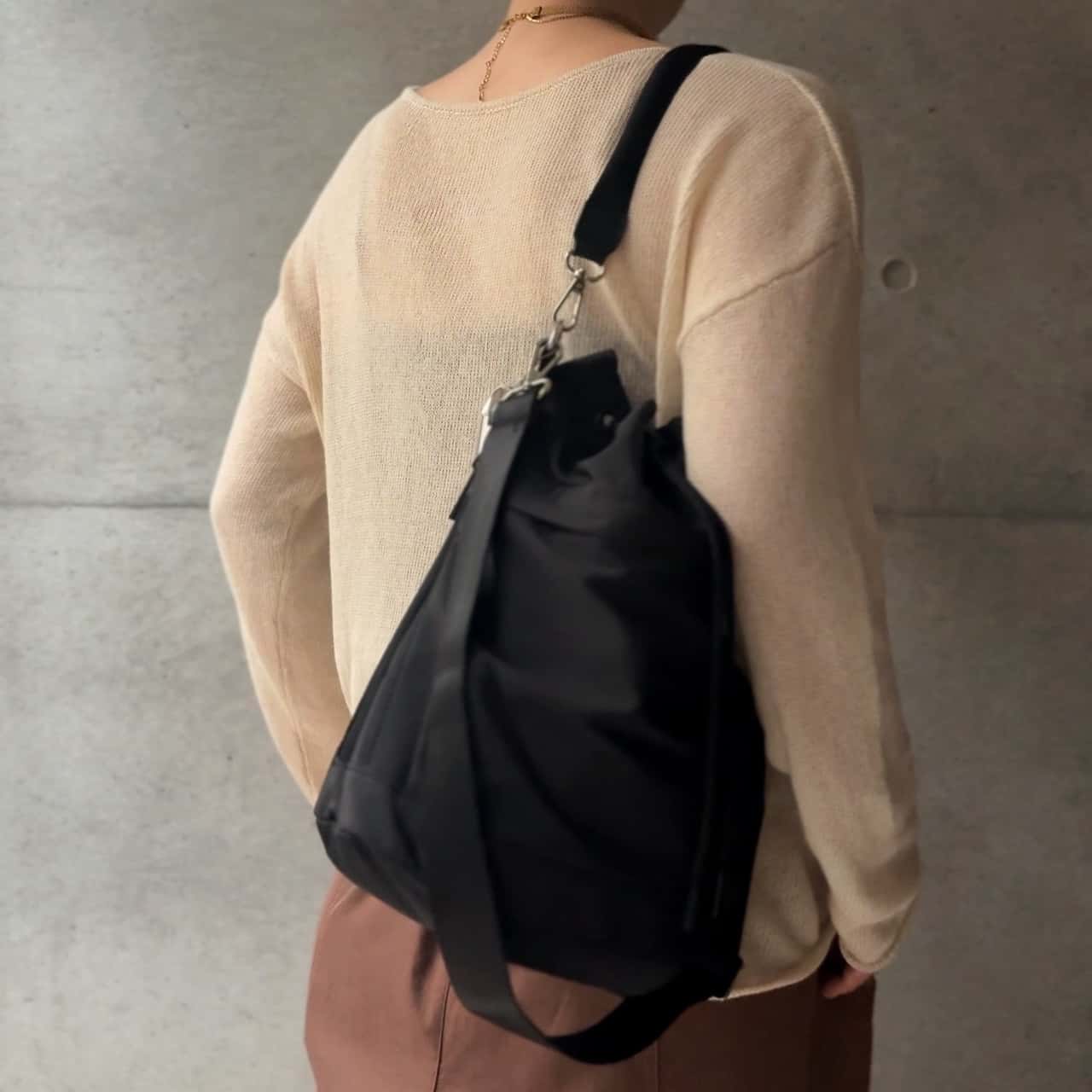 UNITED ARROWS green label relaxing ハッスイ ポケットドロスト バッグ - はっ水 - ユナイテッドアローズ グリーンレーベルリラクシング バッグ ショルダーバッグ ブラウン ホワイト ベージュ ブラック グレー【送料無料】