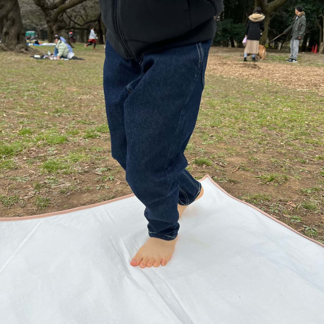 【期間限定SALE／25％OFF】ガーデナーテーパードデニムパンツ 送料無料 男の子 女の子 男女兼用 ユニセックス 秋物 冬物 春物 子供服 子ども服 ベビー キッズ ジュニア 子供 子ども こども PTS