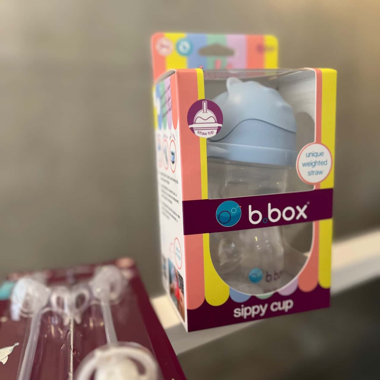 b.box ビーボックス シッピーカップ 240ml ストローマグ 6ヶ月 重り付きストロー 漏れにくい ベビーマグ トレーニングマグ 食洗機対応 BPAフリー 正規品 出産祝い【YK06bm】