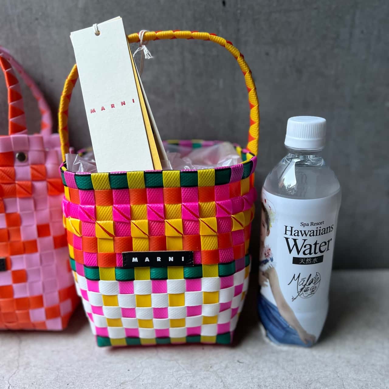 【閉店目玉商品 12/26 13時まで】マルニ キッズ MARNI KIDS ハンドバッグ カゴ かごバッグ バスケット レディース MW62F-POD KID BAG【M00332 M00IW】【返品・交換不可】【OFG】