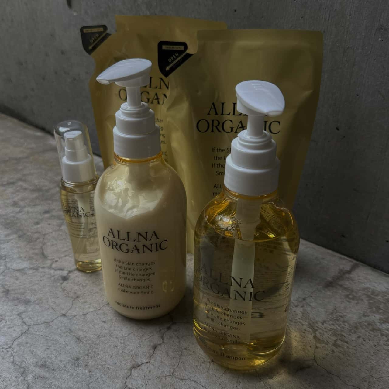 【公式】オルナオーガニック シャンプー＆トリートメント＆各 詰め替え ＆ ヘアオイルボトル2本(各500ml)+詰め替え2個(各400ml)+ヘアオイル1本(80ml)