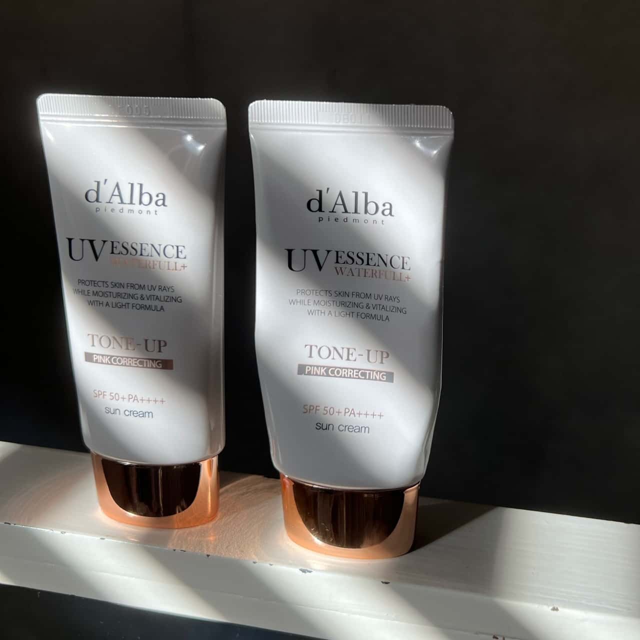【 d'Alba ( ダルバ ) 公式 】【 ウォーターフル トーンアップ 日焼け止め 2種セット SPF50+ PA++++ 50ml 】 日焼け止め UV 紫外線 混合 くすみ 化粧下地 ベース メイク 低刺激 美容 スキンケア コスメ カバーアップ ピンク パープル