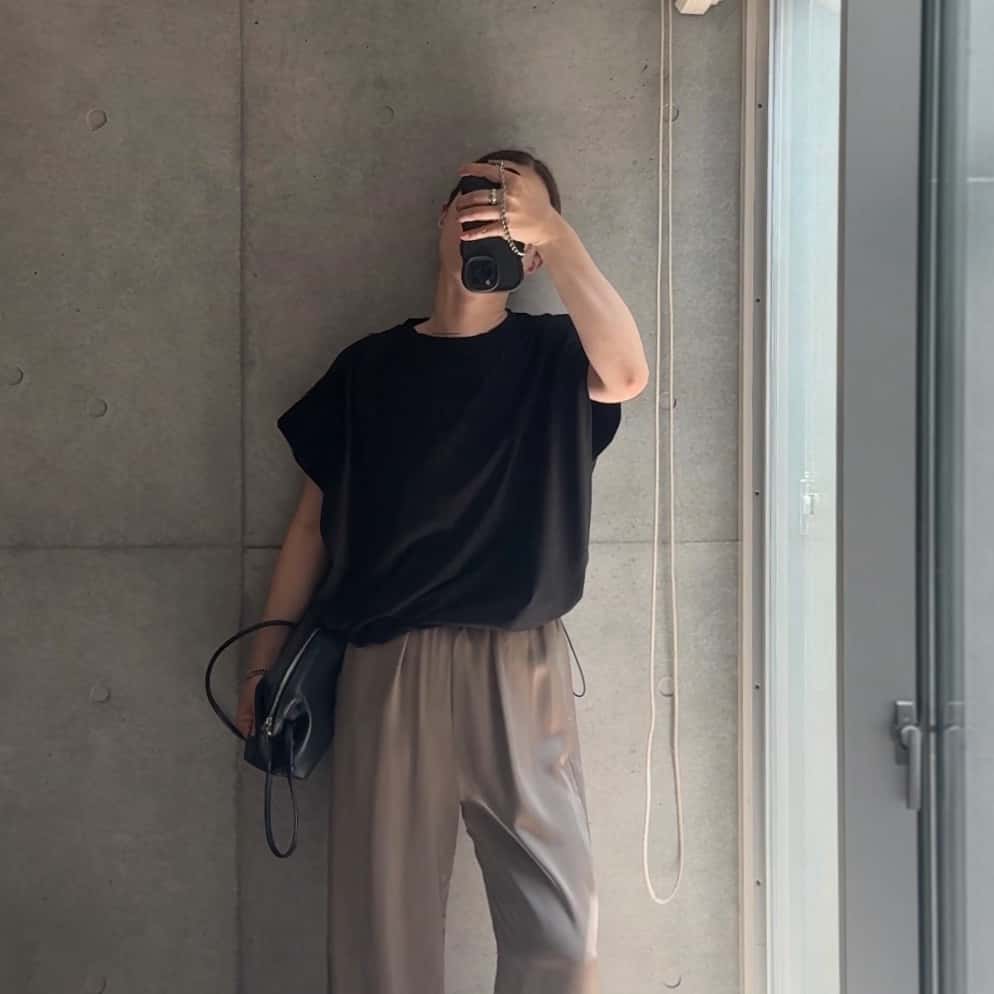 フレンチスリーブ プルオーバー ドライコットンTシャツ コットン100Tシャツ 裾ドロストデザイン ドライタッチコットン フレンチスリーブ プルオーバー Tシャツ／Agreable アグレアーブル【ネコポス送料無料】【送料無料】