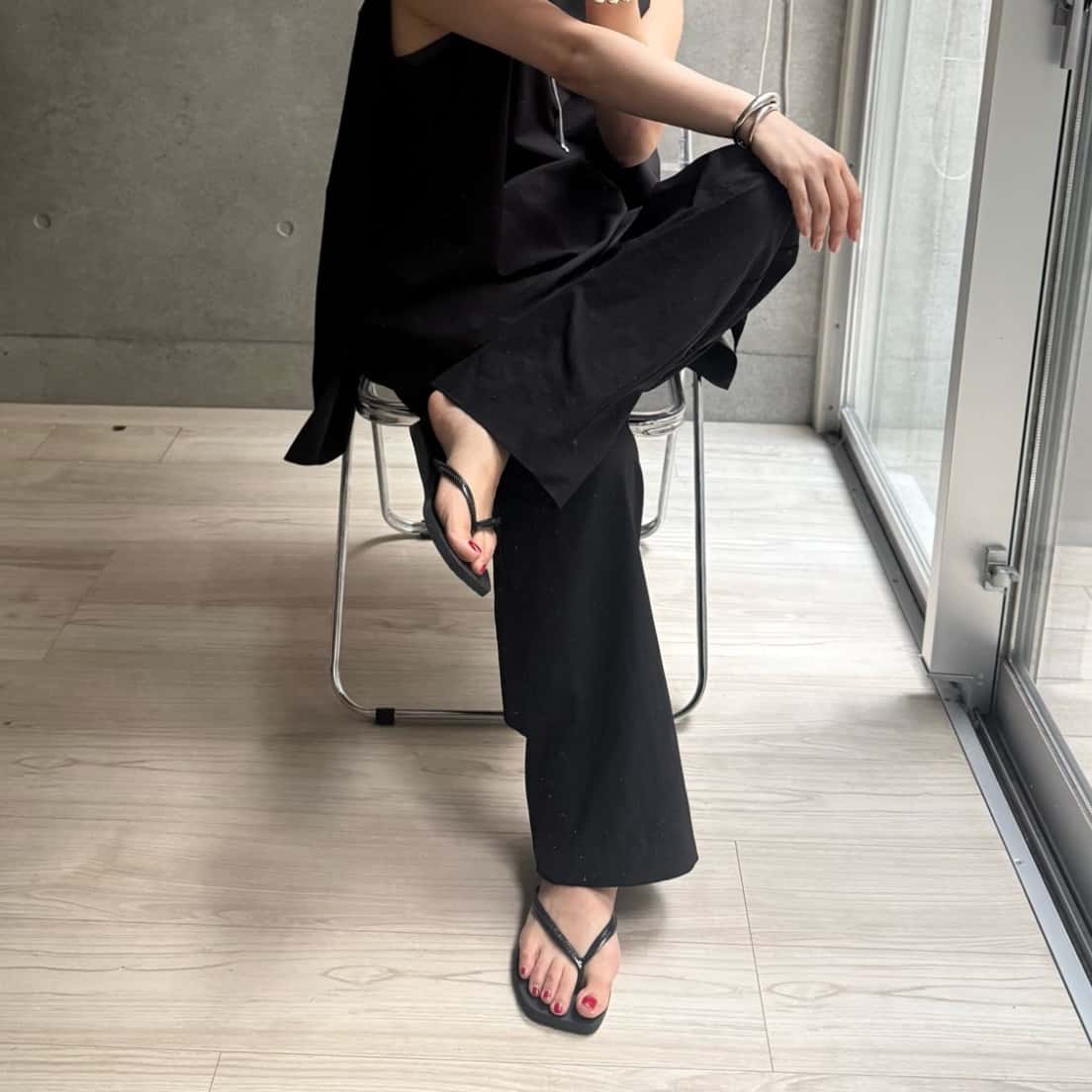 SLOBE IENA Havaianas/ハワイアナス Slim Square サンダル SLIM SQUARE4 148301 スローブ イエナ シューズ・靴 サンダル ブラウン ブラック ピンク【送料無料】