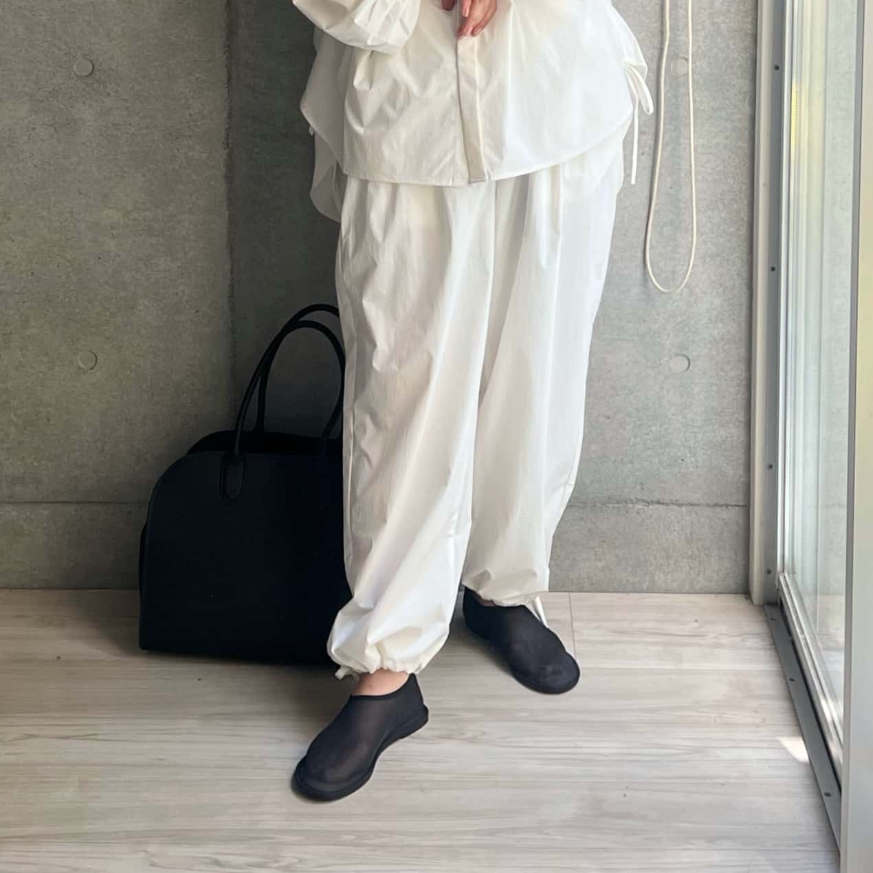 ＼20%OFFクーポン配布中／【送料無料】パラシュートパンツ | レディース 婦人 ママ 夏服 夏物 ロングパンツ パンツ ボトムス ズボン 長ズボン ワイドパンツ バルーンパンツ コクーンパンツ ウエストゴム 涼しい キャンプ uv uvカット 速乾 撥水 体型カバー 24SS 242342002