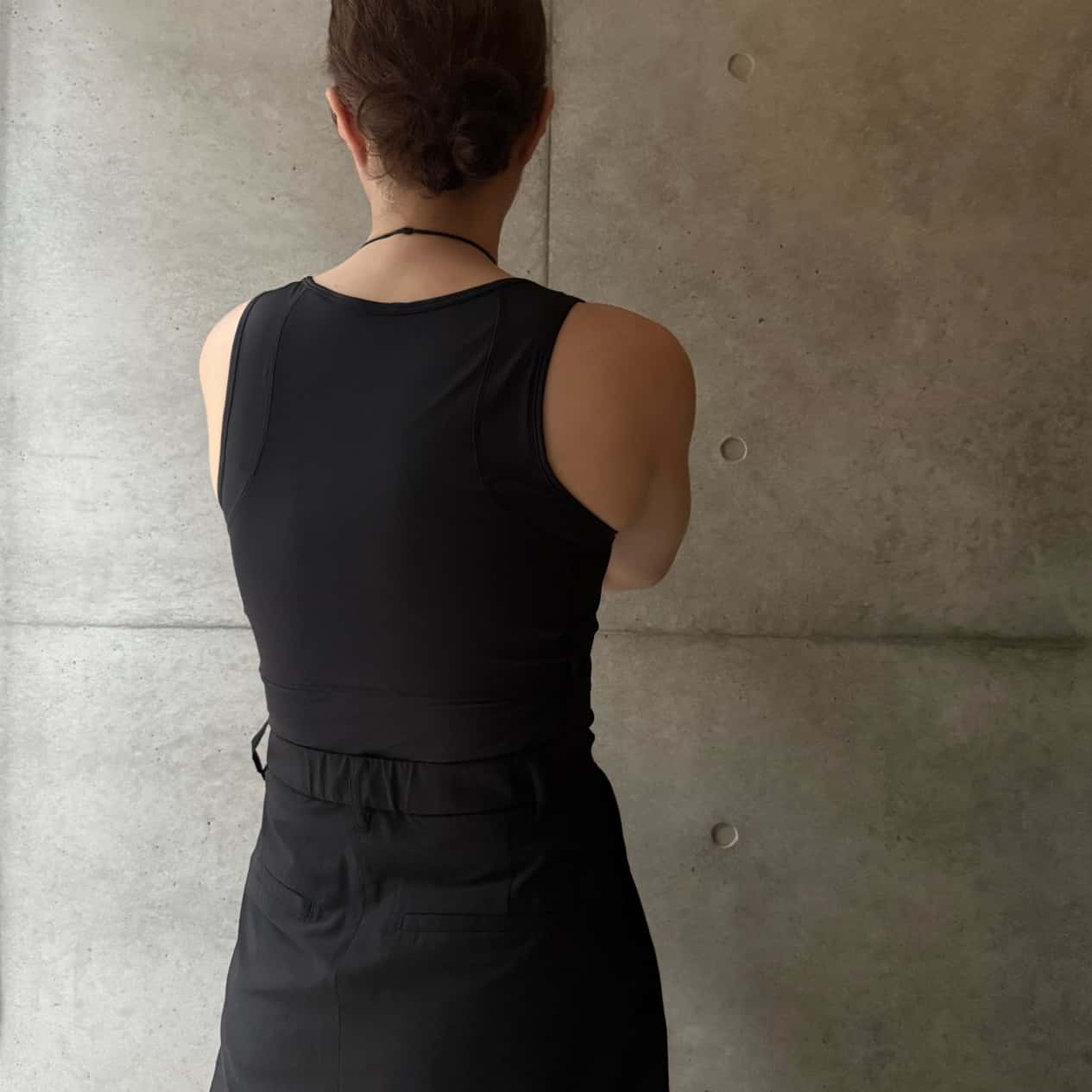 【style 公式 インナーウェア】 Style BX Innerwear スタイル ビーエックス ウィメンズ タンクトップ カップ付き 姿勢サポート 猫背対策 スタイルアップ 着るだけ簡単 インナータイプ 長時間OK 苦しくない Uネック ギフト レディース