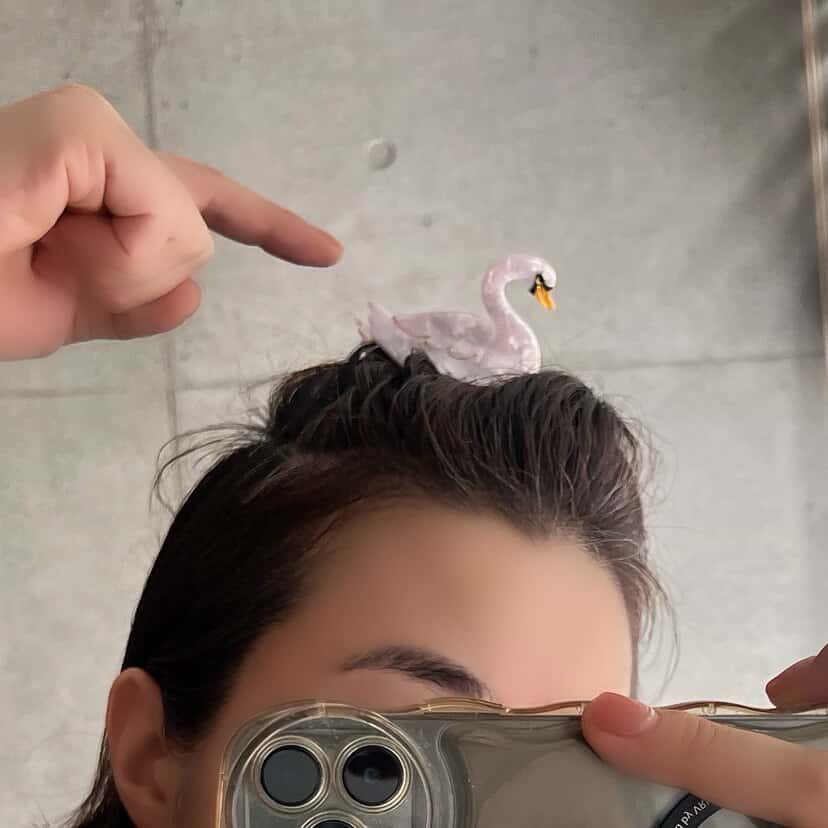 ククシュゼット 公式 クリップ 鳥 白鳥 スワン Coucou Suzette 正規品 レディース ギフト 即日発送 かわいい おしゃれ フランス ヘアアクセ ヘアクロー Swan Hair Claw