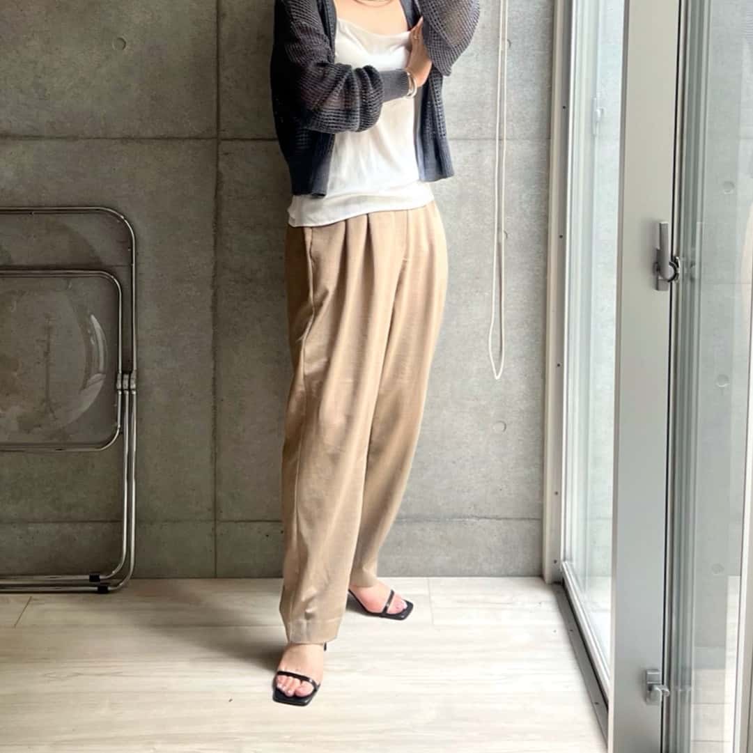 リネンライク テーパード パンツ ドライ 速乾 レディース ボトム パンツ ウエストゴム 細見え 動きやすい 美脚 すっきり ポケット カジュアル シンプル 楽ちん 春 夏 秋 M Lサイズ 洗濯可 for/c フォーシー 楽天room 【メール便可】