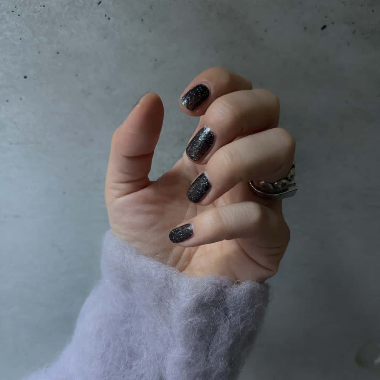 NAILS INC HD GLITTER Centre Focus ネイルズ インク ネイル マニキュア・ネイルポリッシュ ブラック