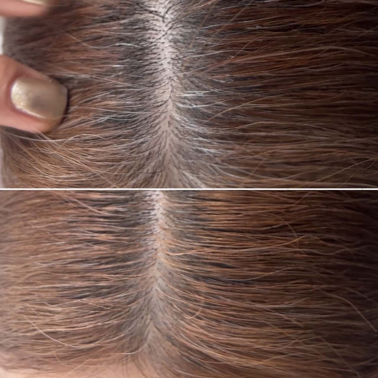 プリン髪ぼかし ヘアマスカラ ＜ ミルクティーアッシュ ／ カラメルブラウン ＞ ヘアブラシ ヘアカラー 手が汚れない ヘアマスカラ ヘアマニキュア 根本カラー リタッチ セルフカラー ヘアスプレー プリン 根本直し 白髪染め 明るい