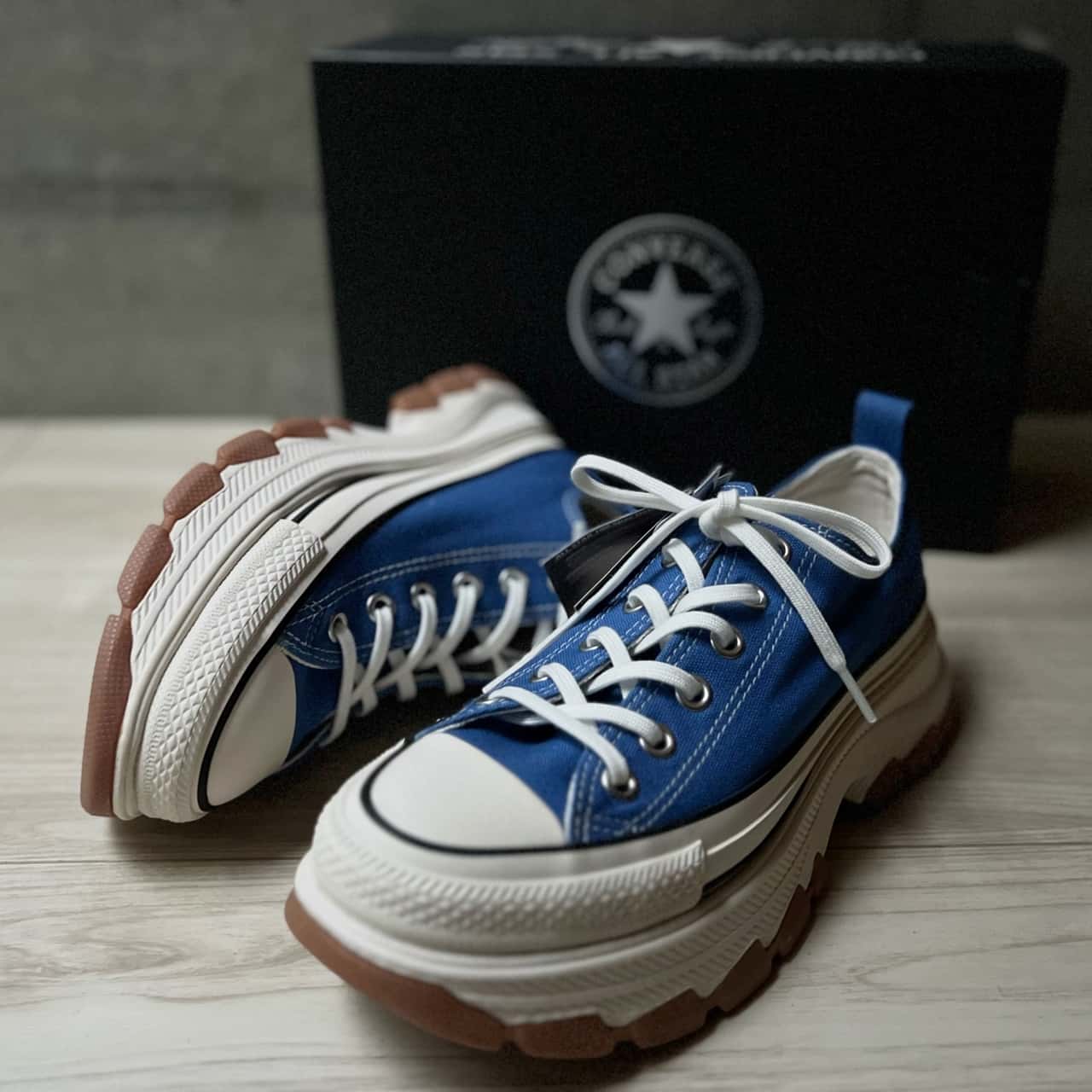 コンバース CONVERSE スニーカー オールスター 100 トレックウェーブ ローカット [31307112 FW22] ALL STAR 100 TREKWAVE OX メンズ・レディース MINERAL BLUE 青 ブルー系【e】