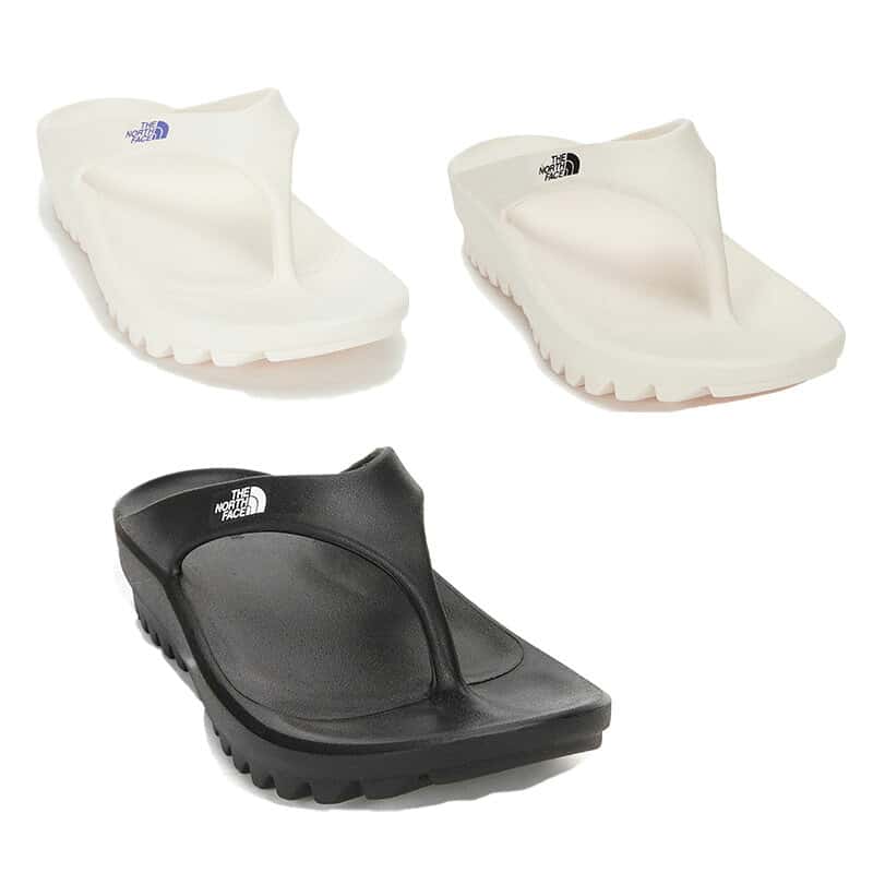 ★配送無料/再入荷商品★ [THE NORTH FACE] NS83R11L WHITE LABEL CAMPER'S FLIP 韓国限定ライン フリップフロップ 厚底 スリッパ ビーチ アウトドア 夏レジャー 旅行 メンズ レディース 韓国っぽ コーデ提案 ショートパンツ Tシャツ デニム 海