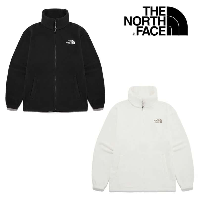 ★送料無料★[THE NORTH FACE] NJ4FQ58 CARAVAN EX FLEECE JACEKT 2024 フリース ジャケット フードなし パーカー ジップアップ ファスナー スタンドカラー ハイネック レディース 韓国 ホワイトレーベル ボア 起毛 軽い 軽量 人気 かわいい おしゃれ ショート 暖か