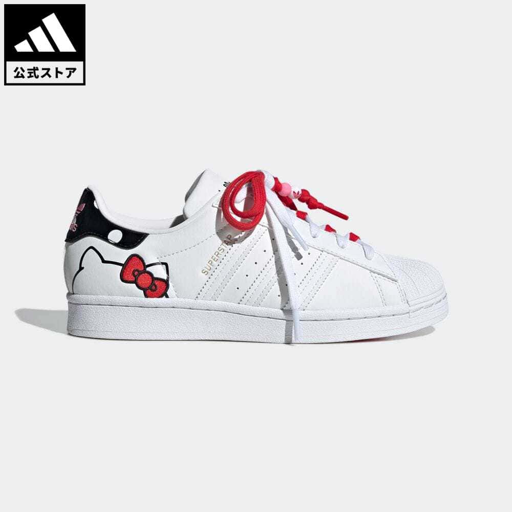 【公式】アディダス adidas 返品可 ハローキティ スーパースター / Hello Kitty Superstar オリジナルス メンズ レディース シューズ・靴 スニーカー 白 ホワイト GW7168 ローカット