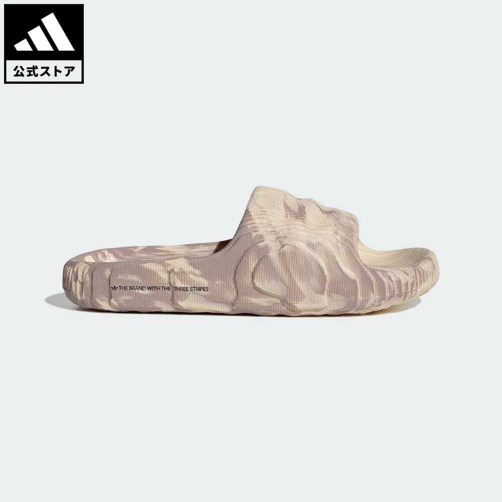 【公式】アディダス adidas 返品可 アディレッタ 22 サンダル / Adilette 22 Slides オリジナルス メンズ レディース シューズ・靴 サンダル Slide / スライド ベージュ HP6516