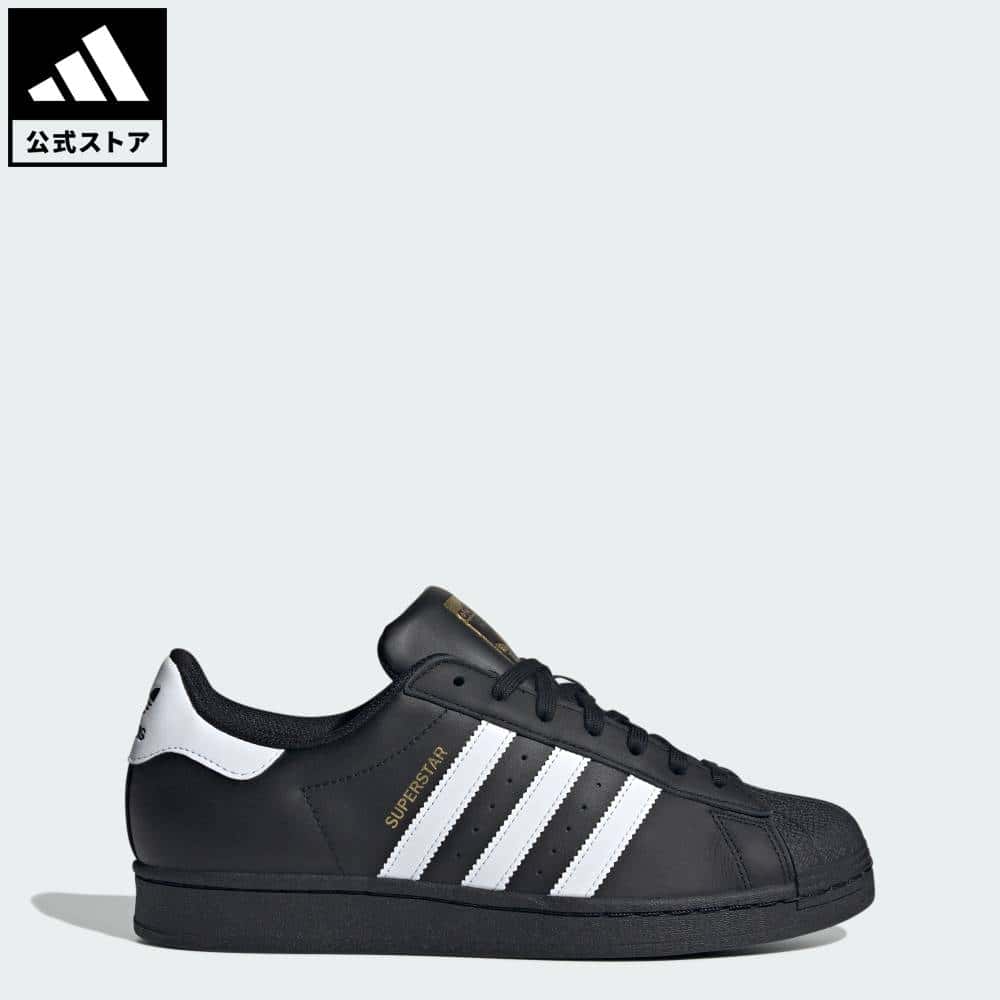 【公式】アディダス adidas 返品可 ラッピング不可 ライフスタイル スーパースター / Superstar オリジナルス メンズ シューズ・靴 スニーカー 黒 ブラック EG4959 ローカット