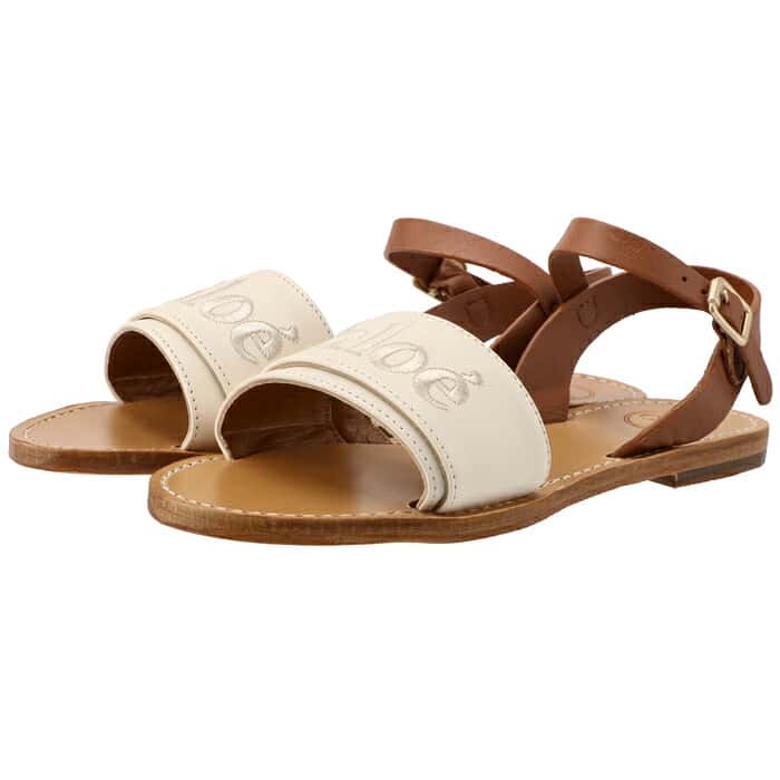 クロエ CHLOE 【大人もOK】キッズ WOODY サンダル フラット シューズ 靴 C20135 0004 148