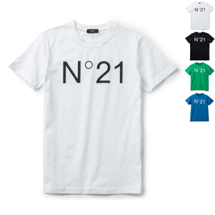 ヌメロ ヴェントゥーノ N°21 【大人もOKキッズ Tシャツ ロゴプリント クルーネック スウェットシャツ N21173 N0153【APSHSALE】【6RS】