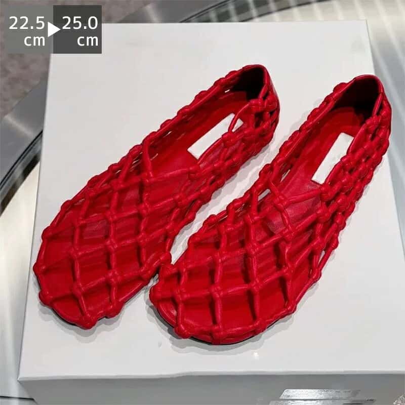 サンダル メッシュ パンプス ミュール パンプス かかとなし フラット ペタンコ シューズ パーティ メッシュ素材 夏コーデ ビーチサンダル スリッパ 夏 春 靴 軽い 柔らかい 歩きやすい 疲れにくい 痛くない 大人 上品