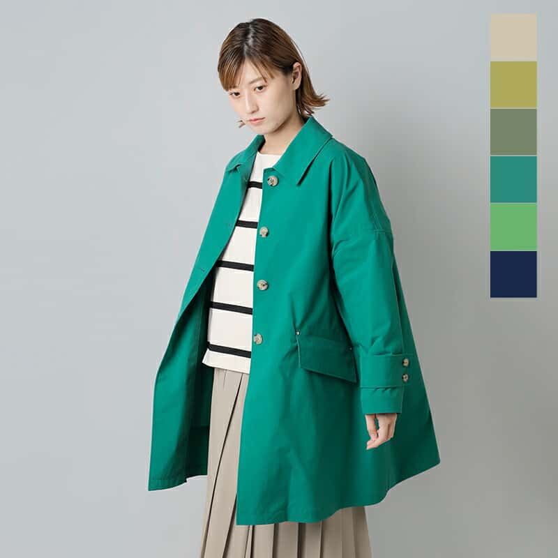 MACKINTOSH マッキントッシュ 撥水 ハンビー オーバーサイズ ドロップショルダー ショート コート “HUMBIE” l251mo1141bagn レディース アウター