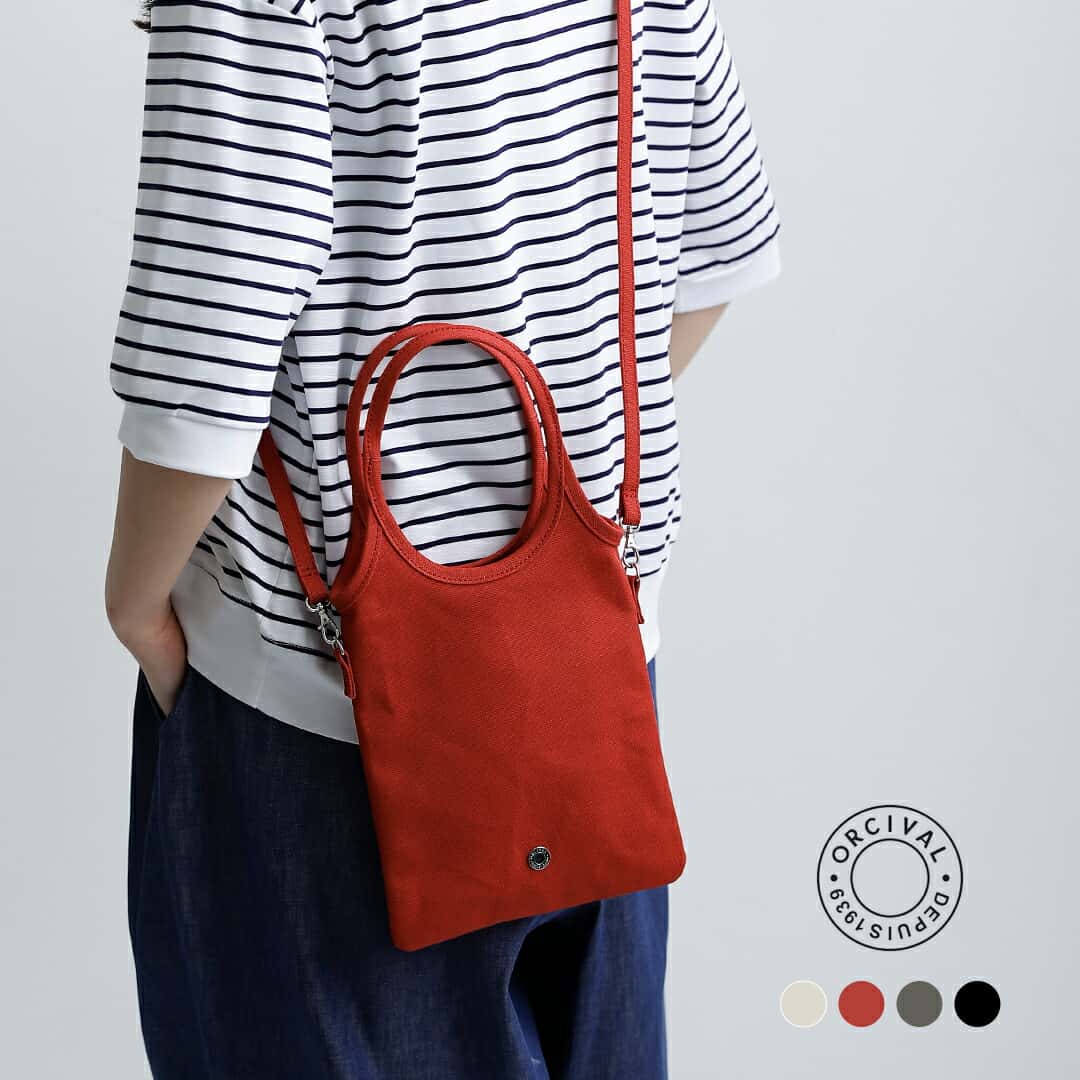 ORCIVAL オーチバル オーシバル コットン キャンバス 2way ショルダーバッグ or-h0387lcs ユニセックス 【海外出荷不可】【☆】