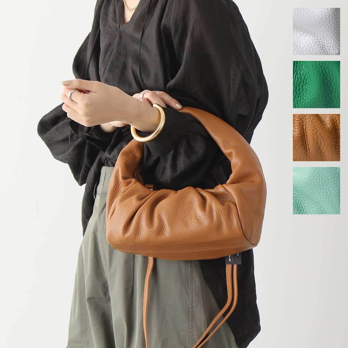 andrea cardone アンドレアカルドネ ハンドバッグ 1630S レディース ショルダーバッグ レザー 鞄 カラー5色