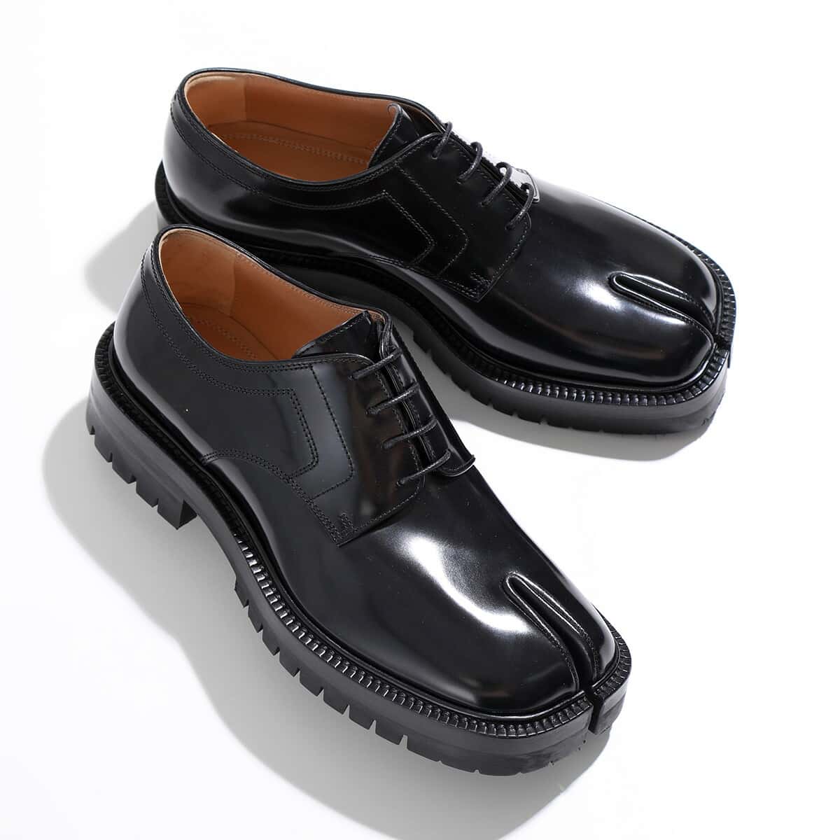 MAISON MARGIELA メゾンマルジェラ 22 レースアップシューズ Tabi タビ S58WQ0134 P3827 レディース レザー クリートソール シューズ 靴 H8396