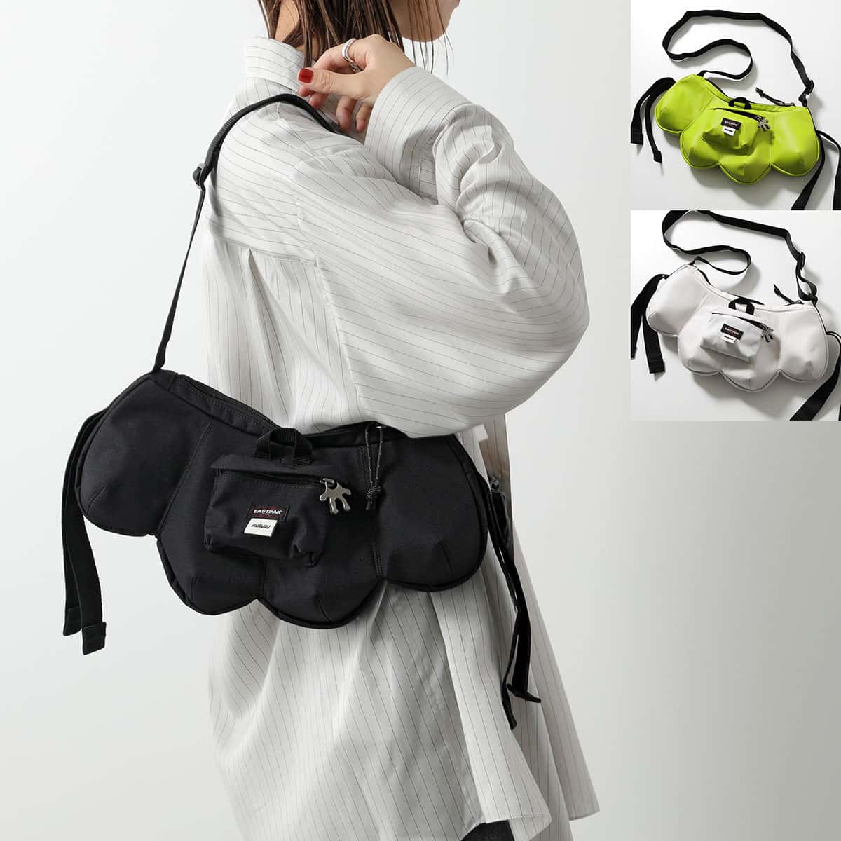 AVAVAV × EASTPAK アヴァヴァヴ イーストパック ショルダーバッグ EK0A5BJQ レディース クロスボディ ロゴ 鞄 カラー3色