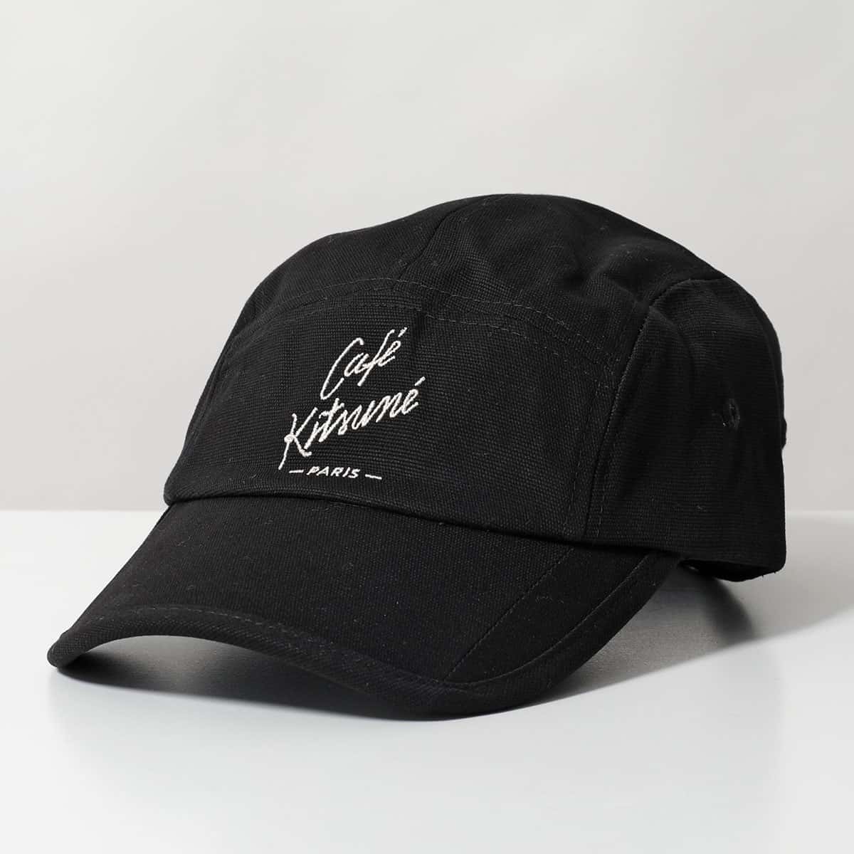 MAISON KITSUNE メゾンキツネ ベースボールキャップ SPCKU06103 レディース コットン ロゴ 刺繍 帽子 P199/BLACK