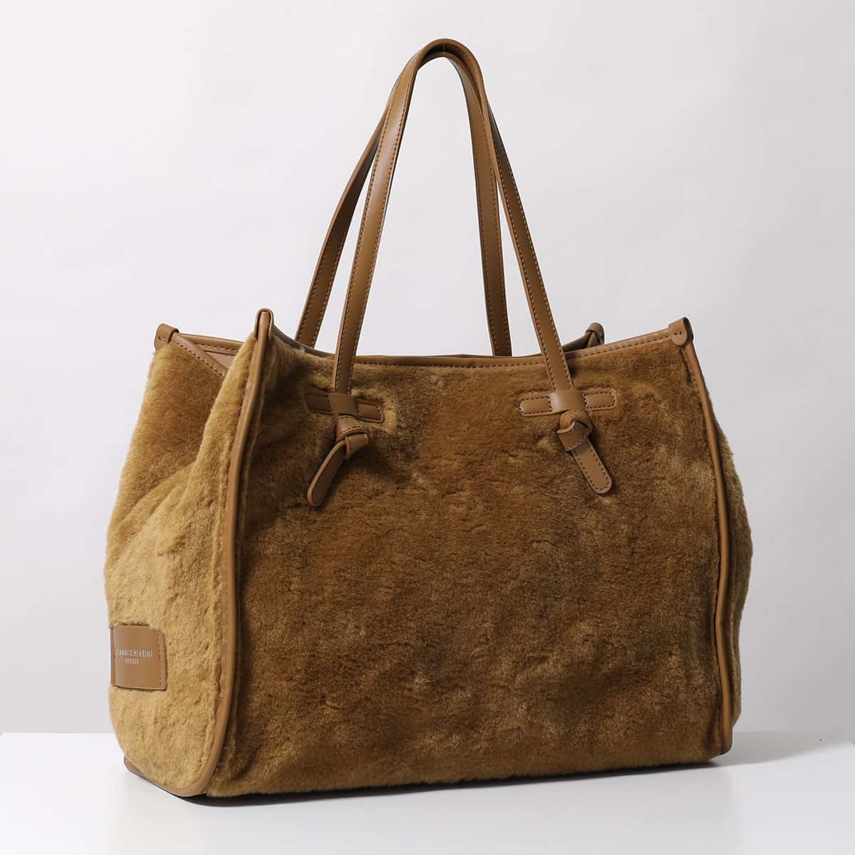GIANNI CHIARINI ジャンニキアリーニ トートバッグ MARCELLA マルチェッラ BS 10670 TEDDY レディース テディベア ポーチ付き 鞄 カラー2色