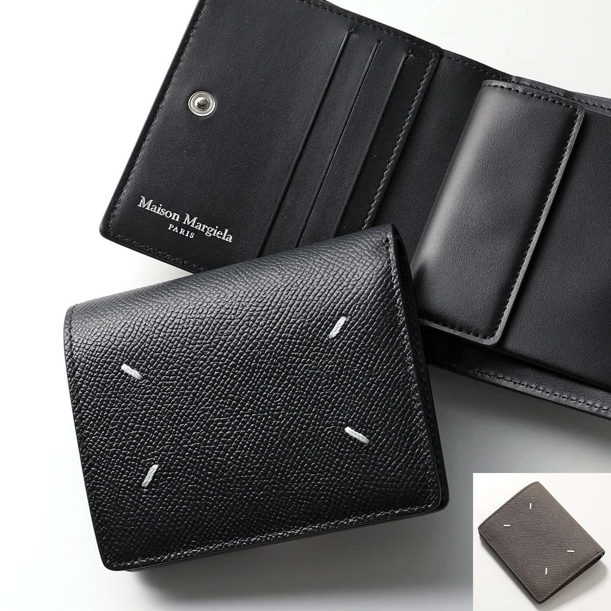MAISON MARGIELA メゾンマルジェラ 二つ折り財布 SA3UI0007 P4745 メンズ 小銭入れ付き レザー カラー2色 SA3UI0007P4745T8013