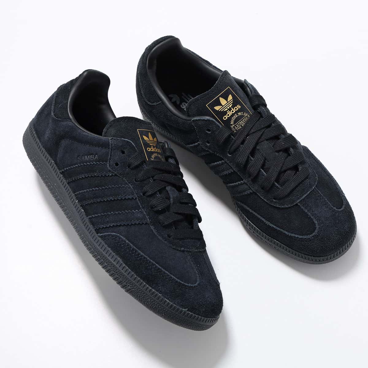 adidas Originals アディダスオリジナルス スニーカー SAMBA OG サンバ JR0887 レディース ローカット スウェード シューズ 靴 CBLACK/GRETHR/GOLDMT