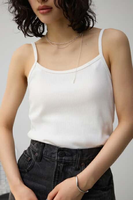 ベーシックカップ付キャミ / AZUL BY MOUSSY/アズール バイ マウジー/レディース/トップス キャミソール【MARKDOWN】