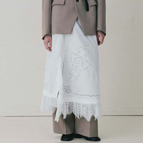 【SALE】【30％OFF】【即納】CREDONA クレドナVENEZIA LACE SKIRT ヴェネツィアレーススカート 1425421369