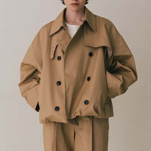 【SALE】【30％OFF】【即納】CREDONA クレドナNORMANDY HALF TRENCH COAT ノルマンディハーフトレンチコート 1425500354