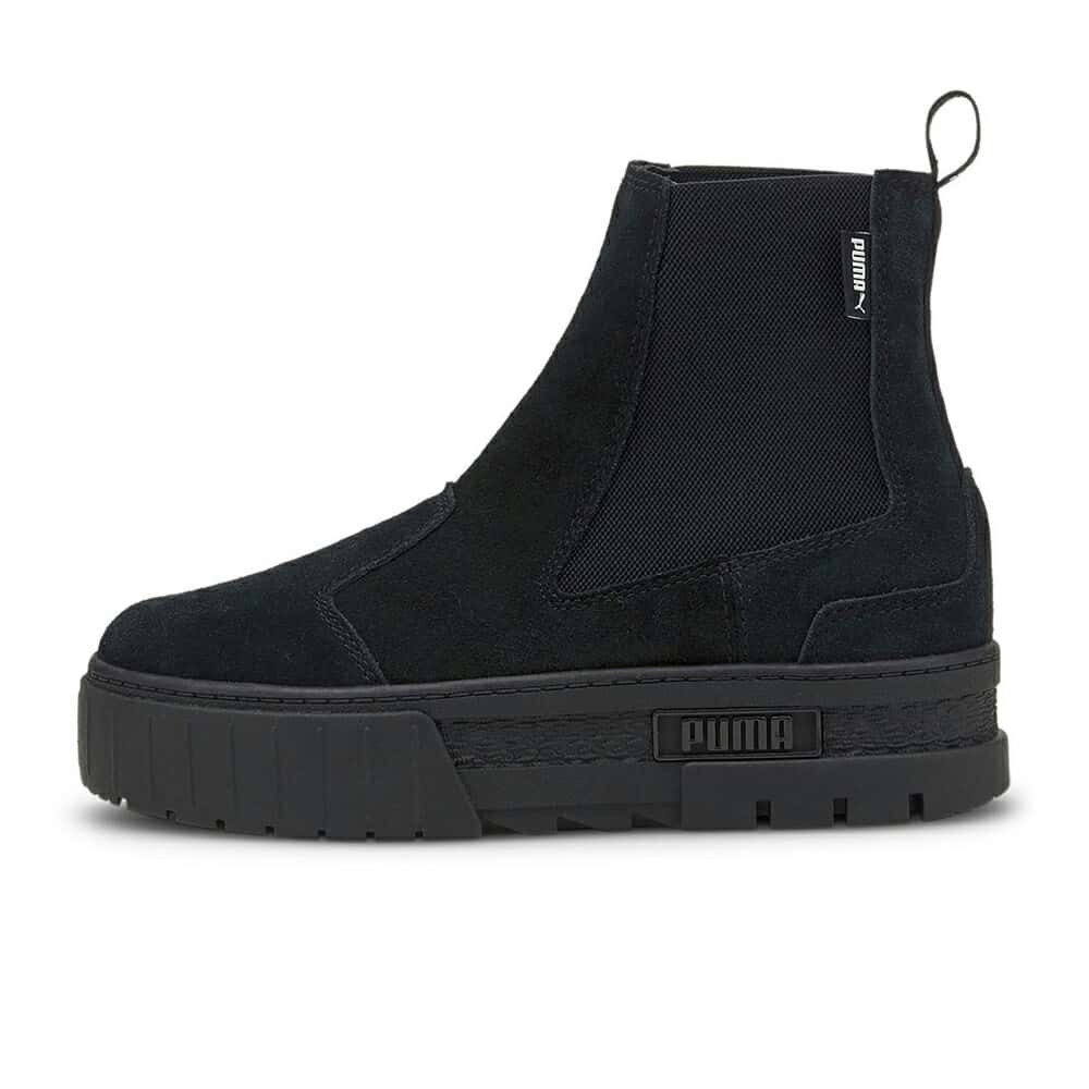 プーマ メイズ チェルシー スウェード ウィメンズ PUMA MAYZE CHELSEA SUEDE WNS PUMA BLACK レディース ブーツ 382829-01
