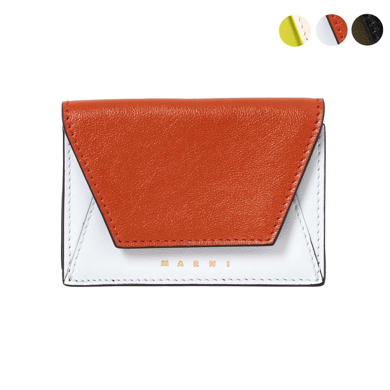 マルニ MARNI 財布 レディース 三つ折り財布 TRI-FOLD WALLET PFMO0056U1 P2644【ミニ財布】