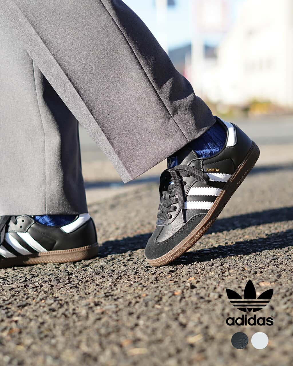 アディダス オリジナルス adidas originals サンバ OG ローカット スニーカー SAMBA OG レディース メンズ レースアップ シューズ 靴 ホワイト ブラック 白 黒 B75807 B75806 0220