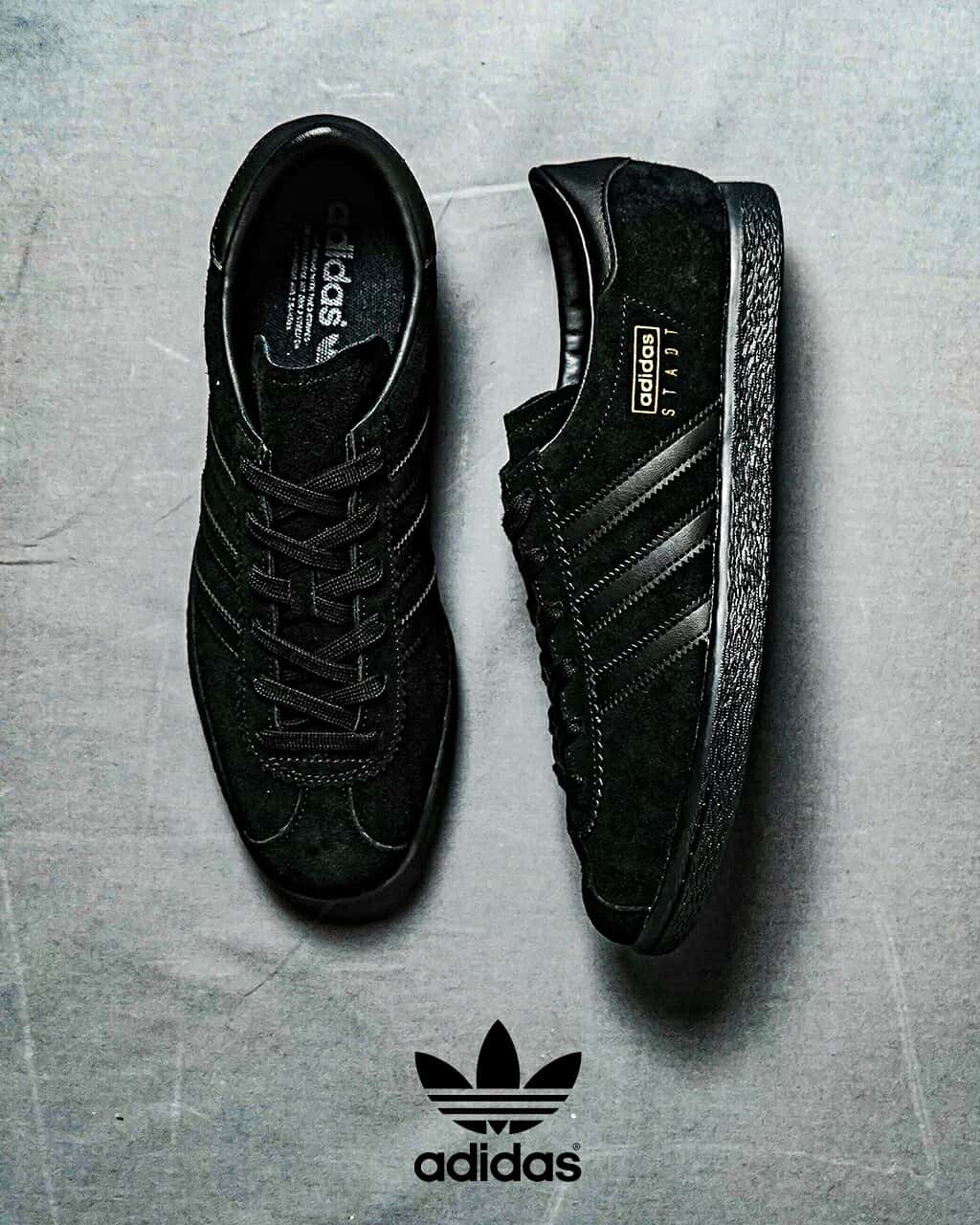 アディダス オリジナルス adidas originals STADT シュタット スニーカー メンズ レディース シューズ 靴 ローカット レースアップ ブラック スエードレザー 黒 JI1881 0618