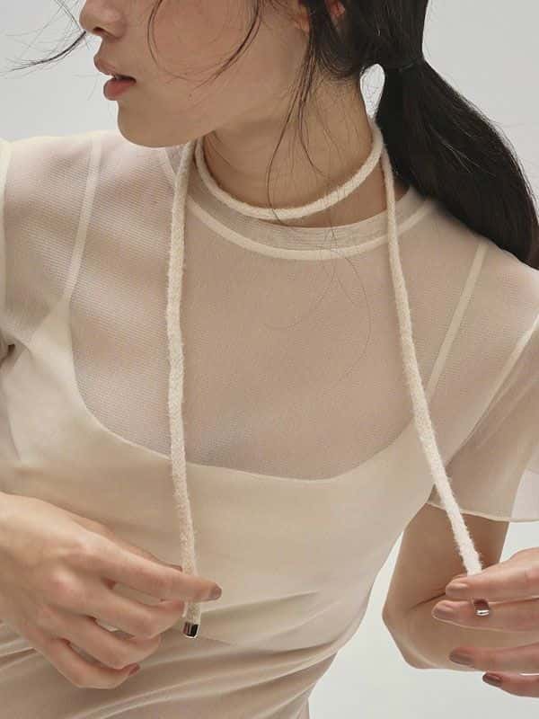【TODAYFULSALE 40%OFF】【即納】トゥデイフル TODAYFUL 2025prefall 小物 Knit Ribbon Choker ニットリボンチョーカー アクセサリー チョーカー 12520905 25秋冬