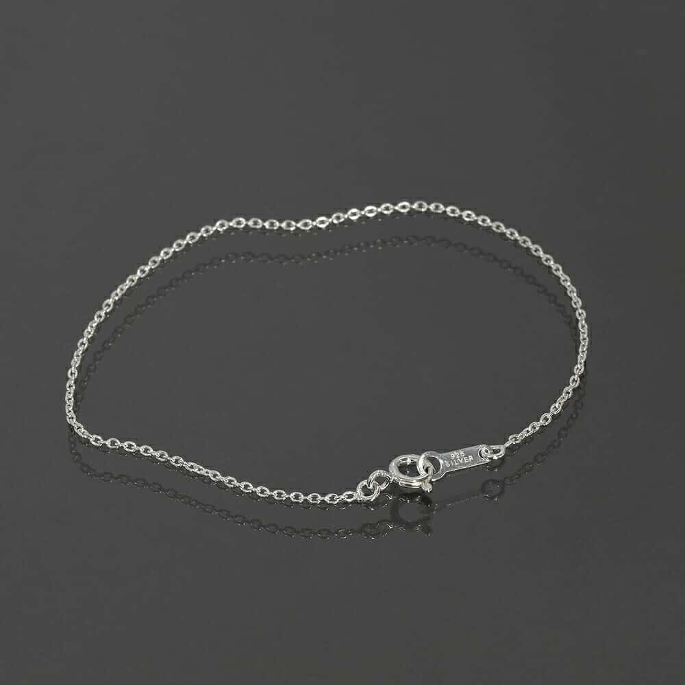 ブレスレット チェーン シルバー925 小豆チェーン 幅1.2mm 長さ16cm｜鎖 銀 Silver アクセサリー レディース メンズ