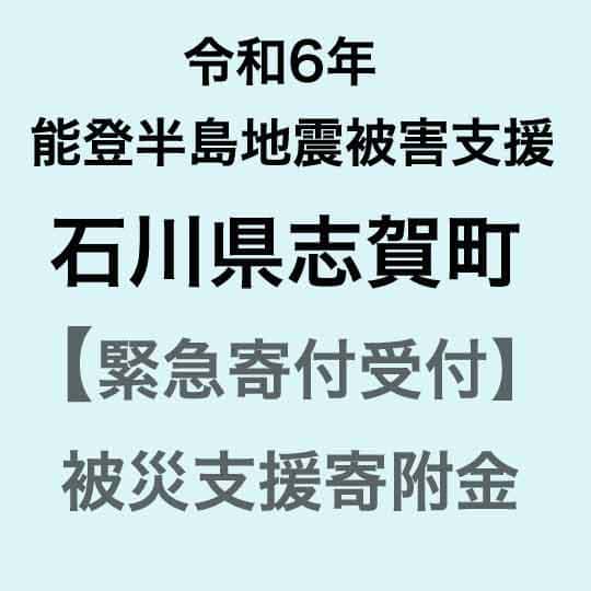 【ふるさと納税】 【令和6年能登半島地震災害支援緊急寄附受付】石川県志賀町災害応援寄附金（返礼品はありません）