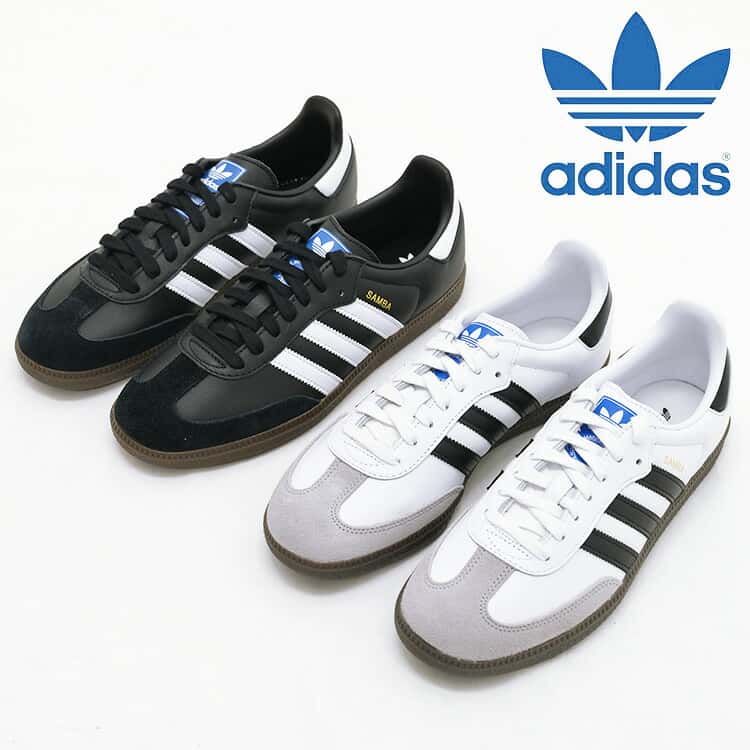 adidas Originals アディダス オリジナルス SAMBA OG サンバOG B75806 B75807 スニーカー レザー ホワイト ブラック 〔FL〕