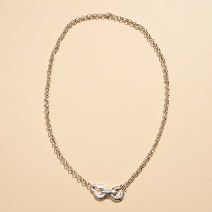 ANNIKA INEZ アニカイネズ ネックレス Ample Clasp Necklace Lrg 601 シルバー レディース