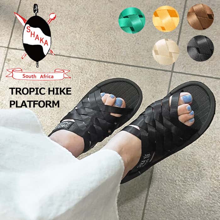 【SALE】シャカ SHAKA トロピックライン レディース 433212 厚底 アンクルストラップ スポーツサンダル ビーチサンダル アウトドア TROPIC HIKE PLATFORM≪返品交換対象外≫【2460】