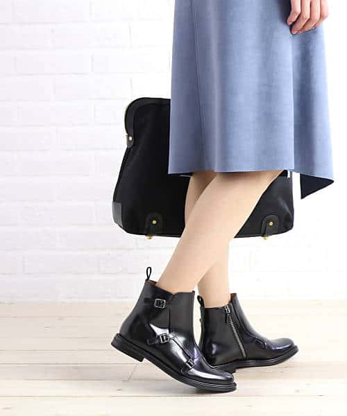 【50%OFF】チャーチ Church's ポリッシュドバインダーカーフ モンクストラップ ショートブーツ AMELIA outlet ・AMELIA-4081802(レディース)